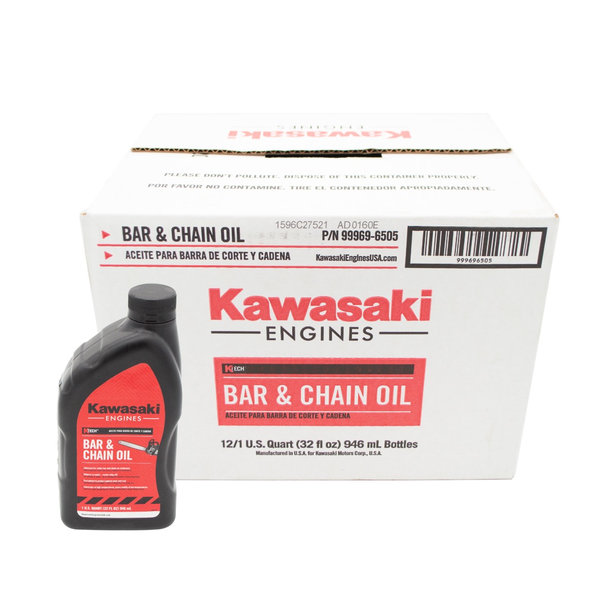 Kawasaki 99969-6505 X12: Premium Bar and Chain Oil