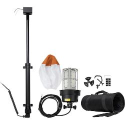 Buyers 1493143 100W 12V LED 360° Glare-Free Balloon Light Kit w/ 43"-61" Push-Up Light Pole - BUY 1493143