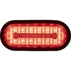 Buyers Products 5626413 6 Inch Combination LED Stop/Turn/Tail, Backup, and Strobe Light with 17 LEDs, Amber/Clear, Heated - BUY 5626413
