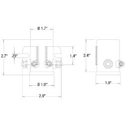 Buyers Products 1306517 Insulated 12V PVC-Coated SPST Continuous Duty Solenoid - BUY 1306517