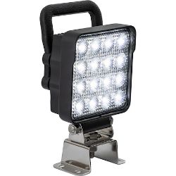 Buyers Products 1492249 4.25" Square LED Flood Light with Handle and Switch 