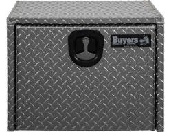 Buyers Products 1705100 18" x 18" x 24" Aluminum Underbody Toolbox with Aluminum Recessed Door and T-Handle Latch - BUY 1705100