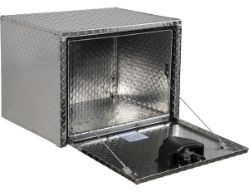 Buyers Products 1705100 18" x 18" x 24" Aluminum Underbody Toolbox with Aluminum Recessed Door and T-Handle Latch - BUY 1705100