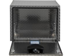 Buyers Products 1705100 18" x 18" x 24" Aluminum Underbody Toolbox with Aluminum Recessed Door and T-Handle Latch - BUY 1705100