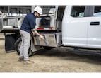 Buyers Products 1705100 18" x 18" x 24" Aluminum Underbody Toolbox with Aluminum Recessed Door and T-Handle Latch - BUY 1705100