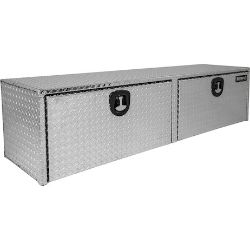Buyers Products 1705113 18" x 18" x 72" Diamond Tread Aluminum Underbody Truck Box - BUY 1705113