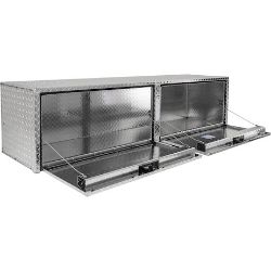 Buyers Products 1705113 18" x 18" x 72" Diamond Tread Aluminum Underbody Truck Box - BUY 1705113