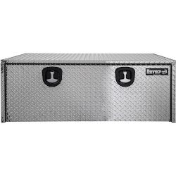 Buyers Products 1705120 18" x 24" x 48" Aluminum Underbody Toolbox with Aluminum Recessed Door and 2 T-Handle Latches - BUY 1705120