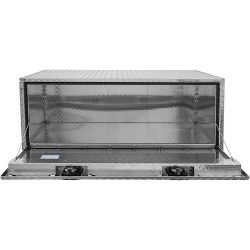 Buyers Products 1705120 18" x 24" x 48" Aluminum Underbody Toolbox with Aluminum Recessed Door and 2 T-Handle Latches - BUY 1705120