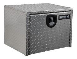 Buyers Products 1705130 24" x 24" x 24" Aluminum Underbody Toolbox with Aluminum Recessed Door and T-Handle Latch - BUY 1705130