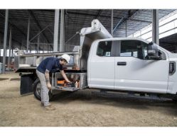 Buyers Products 1705130 24" x 24" x 24" Aluminum Underbody Toolbox with Aluminum Recessed Door and T-Handle Latch - BUY 1705130