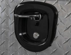 Buyers Products 1705133 24" x 24" x 30" Aluminum Underbody Toolbox with Aluminum Recessed Door and T-Handle Latch - BUY 1705133