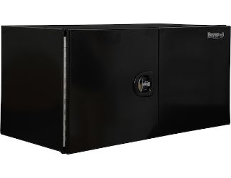 Buyers Products 1705905 18" x 18" x 36" XD DBL Black Smooth Aluminum Toolbox 