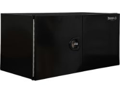 Buyers Products 1705905 18" x 18" x 36" XD DBL Black Smooth Aluminum Toolbox - BUY 1705905