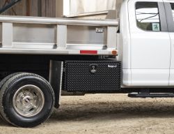 Buyers Products 1725135 24" x 24" x 36" Black Powder Coated Aluminum Underbody Toolbox 