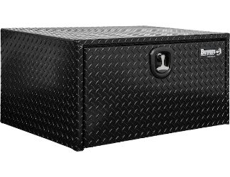 Buyers Products 1725145 24" x 24" x 60" Black Powder Coated Aluminum Underbody Toolbox 