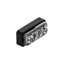 Buyers Products 5622011 2 Inch Rectangular Combination Marker-Strobe Light - Red/Amber - BUY 5622011