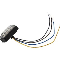 Buyers Products 5622012 2 Inch Rectangular Marker Strobe Combo Light - Amber/Amber - BUY 5622012