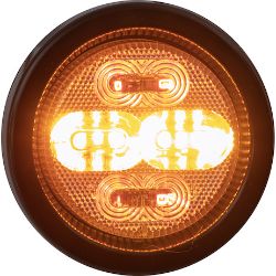 Buyers Products 5622112 2-Inch Class 1 Marker Strobe Combo Light - Amber/Amber - BUY 5622112