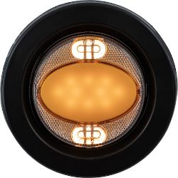 Buyers Products 5622502 2.5" Marker Strobe Amber/Amber Combo Light 