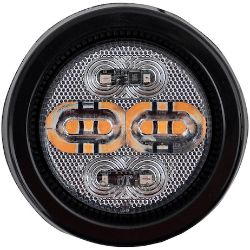 Buyers Products 5622515 2.5" Class 1 Marker Strobe Red/Amber Combo Light - BUY 5622515