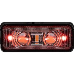Buyers Products 5622751 2.75-Inch Rectangular Marker Strobe Amber/Red Combo Light - BUY 5622751