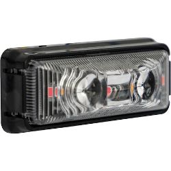 Buyers Products 5622751 2.75-Inch Rectangular Marker Strobe Amber/Red Combo Light - BUY 5622751