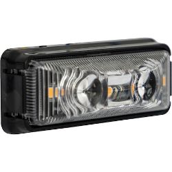 Buyers Products 5622752 2.75-Inch Class 1 Rectangular Marker Strobe Combo Light - Amber/Amber - BUY 5622752