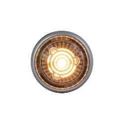 Buyers Products 5623410 1 Inch Round Combination Marker-Strobe - Red Marker/Amber Strobe - BUY 5623410