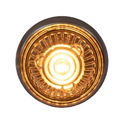 Buyers Products 5623410 1 Inch Round Combination Marker-Strobe - Red Marker/Amber Strobe - BUY 5623410