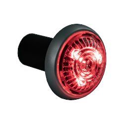 Buyers Products 5623410 1 Inch Round Combination Marker-Strobe - Red Marker/Amber Strobe - BUY 5623410