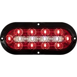 Buyers Products 5626133 6 Inch Red Oval LED Stop/Turn/Tail Surface Mount Light Kit with 14 LEDs - BUY 5626133