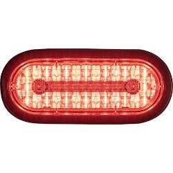Buyers Products 5626414 6 Inch Combination LED Stop/Turn/Tail, Backup & Strobe Light with 17 LEDs, Amber/Green, Not Heated - BUY 5626414