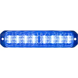 Buyers Products 8891828 5 Inch Wide Angle Tri-Color LED Strobe Light, Amber/Blue/Clear - BUY 8891828