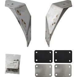 Buyers Products PLB18SS Stainless Steel Plow Light Bracket Kit for Freightliner M2-106 - BUY PLB18SS