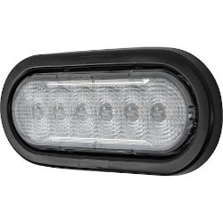 Buyers Products SL60AG 6 Inch LED Oval Strobe Light with 12 LEDs, Amber/Green, Not Heated - BUY SL60AG