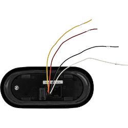 Buyers Products SL60AG 6 Inch LED Oval Strobe Light with 12 LEDs, Amber/Green, Not Heated - BUY SL60AG