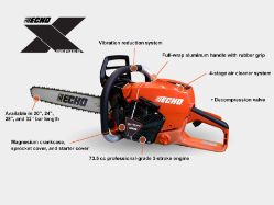 ECHO CS-7310PW-32 73.5cc Chainsaw w/ 32" Bar & Chain w/ Wrap Handle - ECH CS-7310PW-32