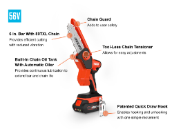 ECHO DHS-3006X1 56V Handy Pruner Kit - ECH DHS-3006X1