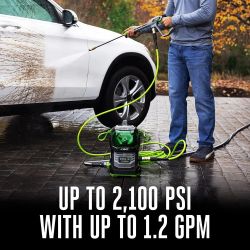 EGO HPW2100 POWER+ 2100 PSI Compact Pressure Washer (Tool Only) - EGO HPW2100