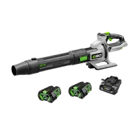 EGO LB8803-2 880CFM 56V Handheld Blower Kit w/ 2 Nozzles, (2) 4.0Ah Battery, 320W Charger & Strap - EGO LB8803-2
