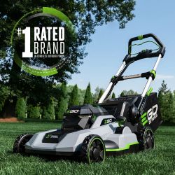 EGO LM2125SP 21" 56V Brushless Self-Propelled Touch Drive Lawn Mower with 7.5Ah Battery & Rapid Charger - EGO LM2125SP