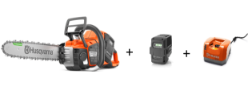 Husqvarna 970666518 542iXP 14" Battery-Powered Rear Handle Chainsaw Kit w/ BLi300 Battery & QC500 Charger - HUS 970666518