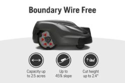 Husqvarna 970713701 Automower 450X EPOS Robotic Lawn Mower Kit with Reference Station - HUS 970713701