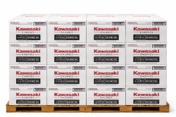 Kawasaki 99969-6082C X2496 1 Half Pallet (52 Cases) of 48 Bottles of 2.6 oz of K-Tech Blend 50:1 2 Cycle Oil - 1 Gallon Mix 