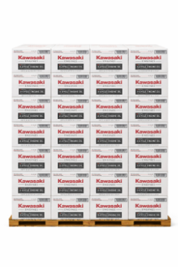 Kawasaki 99969-6082C X5040 1 Pallet (105 Cases) of 48 Bottles of 2.6 oz of K-Tech Blend 50:1 2 Cycle Oil - 1 Gallon Mix 