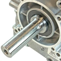 Kawasaki FD750D-S02S 750cc 1-1/8" x 3-15/16" 25hp Liquid Cooled Engine without Muffler - KAW FD750D-RS02S