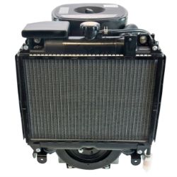 Kawasaki FD750D-S02S 750cc 1-1/8" x 3-15/16" 25hp Liquid Cooled Engine without Muffler - KAW FD750D-RS02S