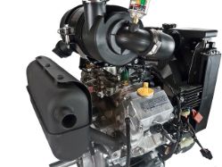 Kawasaki FD791D-S01S 791cc 1-1/8" x 3-15/16" 26hp Direct Fuel Injected Liquid Cooled Engine w/ Canister Filter - KAW FD791D-SS01S