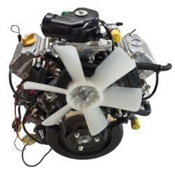 Kawasaki FD851D-S01S 851cc 1-1/8" x 3-15/16" 31hp Ventrac Replacement Engine without Muffler - KAW FD851D-NS01S